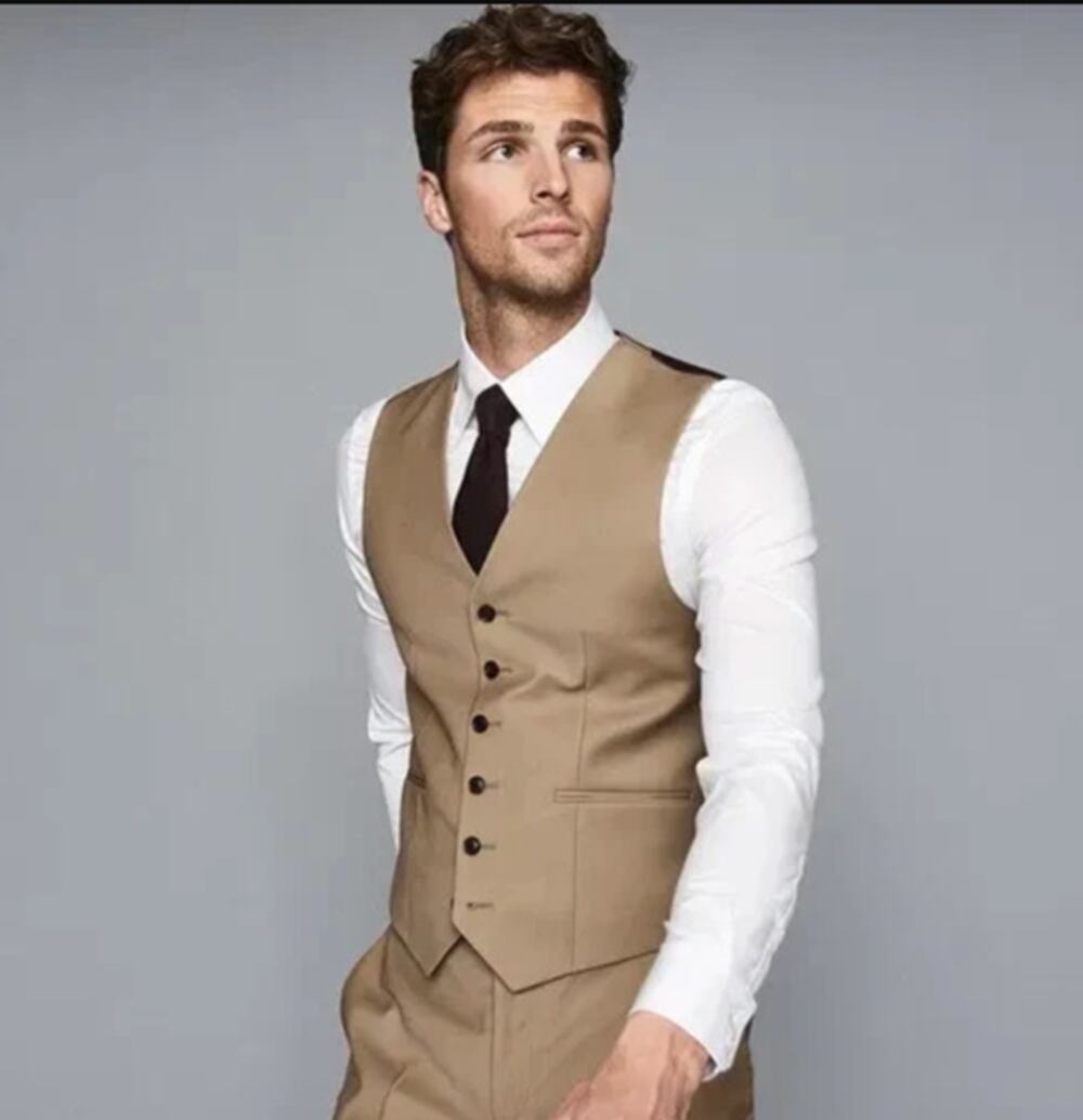 REISS Barolo Gaberdine Waist Coat Size 38 NEW $255 Vest Suiting